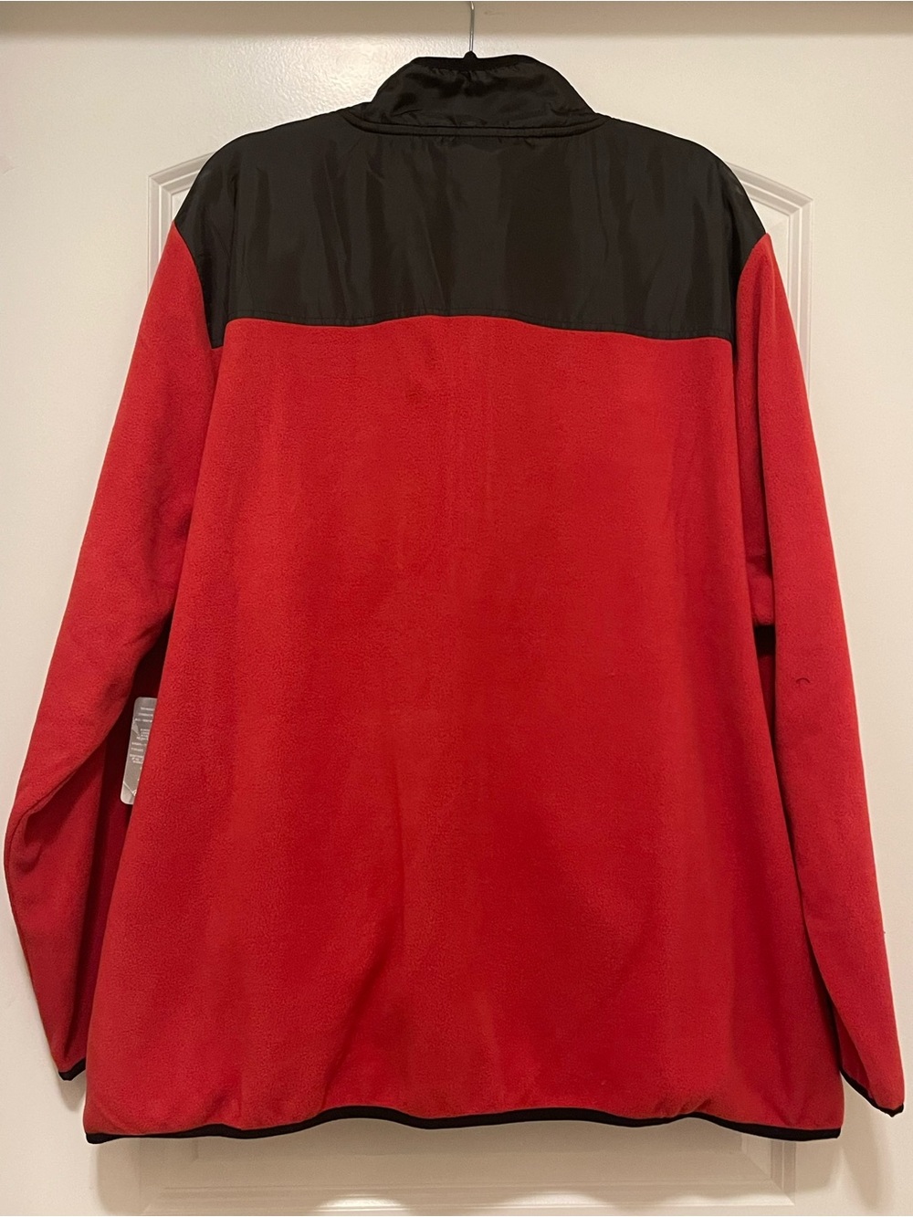 Disney Red and Black Mickey Mouse Lightweight Fleece Jacket - Picture 6 of 7